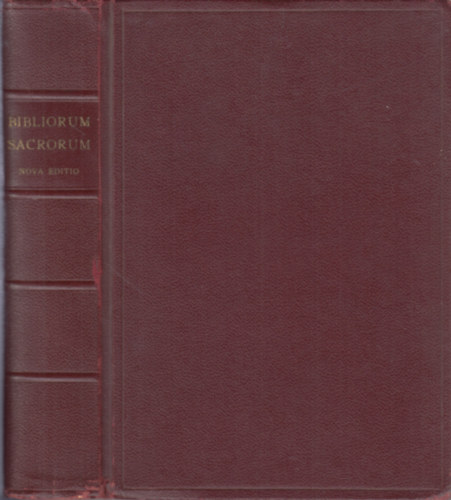 Bibliorum Sacrorum (nova editio)