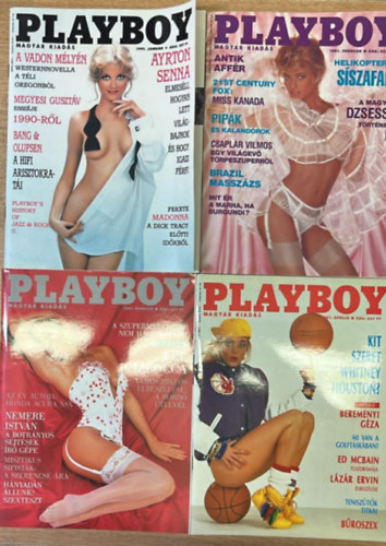 Playboy 1991. második évfolyam teljes 1-12 szám