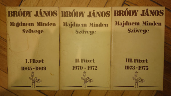 Brdy Jnos - Brdy Jnos Majdnem Minden Szvege I-III.