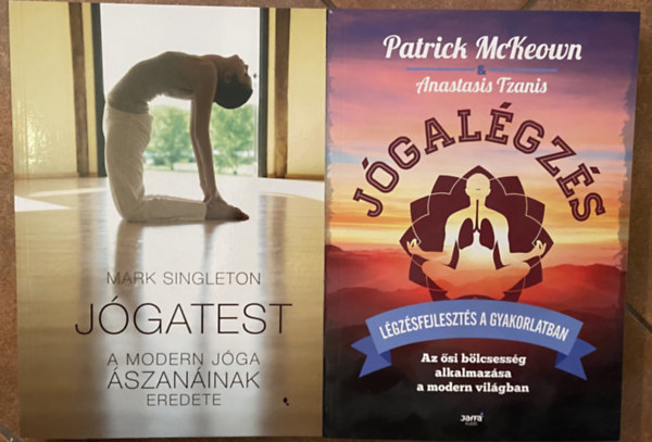 Mark Singleton Patrick McKeown - 2 db jóga könyv - Jógalégzés, Jógatest