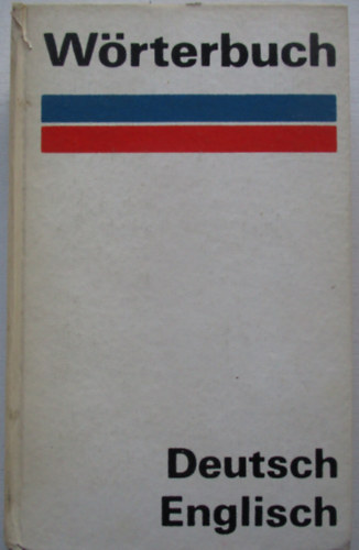 Deutsch-Englisches Wrterbuch