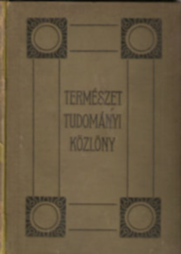 DR. ilosvay-Dr. Gombocz-Szab - Termszettudomnyi kzlny 1935