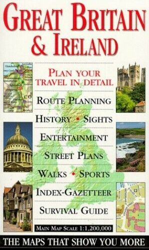 Eyewitness Travel Map: Great Britain & Ireland (DK Eyewitness Travel Maps)