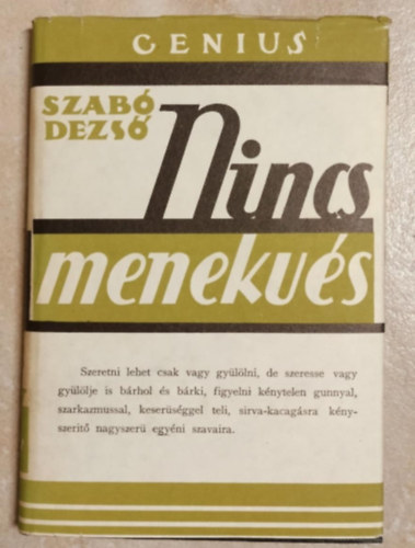 Szab� Dezs� - Nincs menekv�s