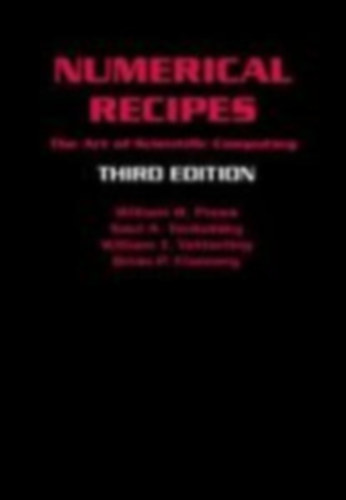 Saul A. Teukolsky William T. Vetterling - Numerical recipes in C - The art of Scientific Computing + Example Book (C) /Tudomnyos szmtstechnika/ Angol nyelv