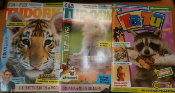 3 db Tatu és Tudorka magazin (szórványszámok)