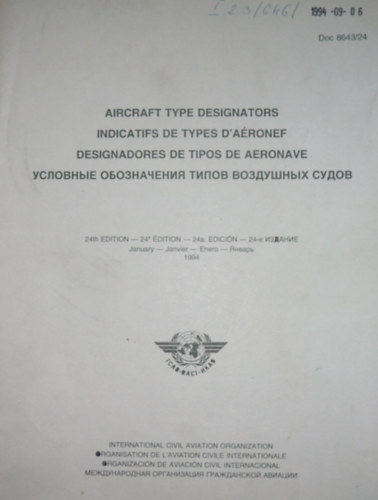 ismeretlen - Aircraft Type Designators