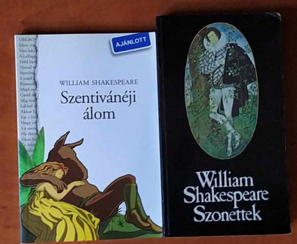 William Shakespeare - 2 db William Shakespeare knyv:Szentivnji lom (NTK-Klasszikusok)+Szonettek