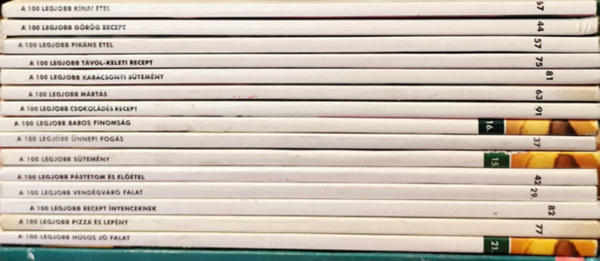 16 db A 100 legjobb... sorozatb�l