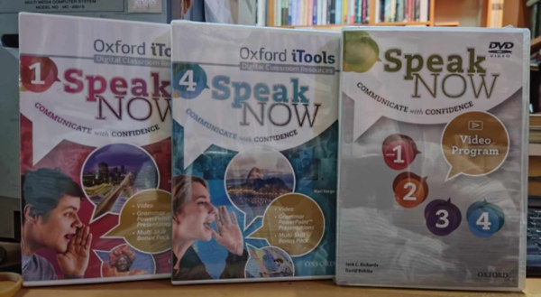 David Bohlke, Mari Vargo Jack C. Richards - Speak Now 1 + Speak Now 4 + Speak Now 1, 2, 3, 4 Video Program (3 DVD)(Oxford iTools Digital Classroom Resources)