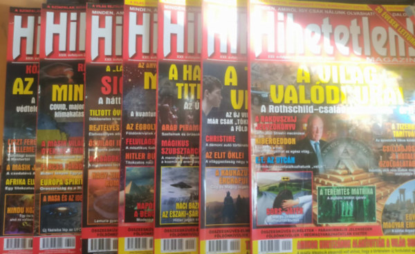 Jövővilág Alapítvány - 5 db Hihetetlen! Magazin (szórványszámok, lapszámok a terméklapon)