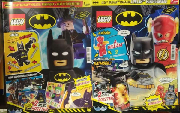 2 db Lego Batman magazin 1., 2. számok - poszterrel