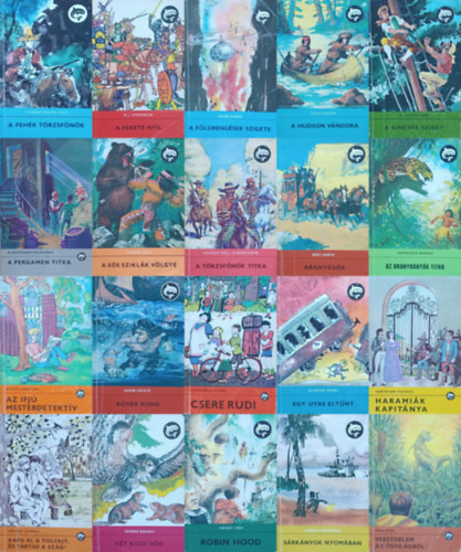 Hossz� Toll, Hossz� toll-A. Raszulova, Christian Vulpius, Ger�b L�szl�, Alaksza Tam�s, T�ke P�ter, Alekszandr Polescsuk, K�v�ry Gy�rgy, M�ndy Iv�n, Thomas Mayne Reid, Rudo Sz�rke Bagoly - 20 db Delfin k�nyv: K�t kicsi h�d + A s�s szikl�k v�lgye + A t�rzsf�n�k titka + Harami�k kapit�nya + B�v�r Kund + Egy utas elt�nt + Veszedelem az �svil�gb�l + A pergamen titka + Kapd el a tolvajt, �s tartsd a sz�d! + Robin Hood + A