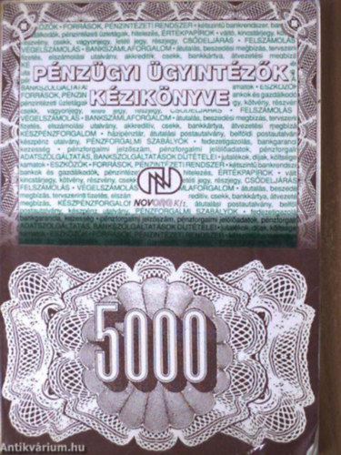 Dr.B�hm Imre - P�nz�gyi �gyint�z�k k�zik�nyve