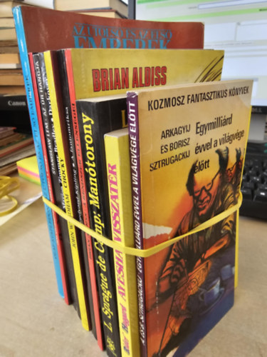John Christopher, Stanislaw Lem, Marion Zimmer Bradley, John Wyndham, Rudyard Kipling, Brian Aldiss, L. Sprague de Camp, Ridder Haggard, A. és B. Sztrugackij William Olaf Stapledon - 10db scifi, KÖNYVMENTŐ AJÁNLAT: Az utolsó és az első emberek+ Veszélyben a bolygó+ Az úr hangja+ Darkover+ Chocky+ A fantomriksa+ A rendszer ellenségei+ Manótorony+ Ayesha visszatér+ Egymilliárd évvel a világvége előtt