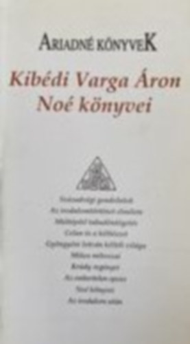 Kibédi Varga Áron - Noé könyvei