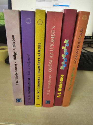 P. G. Wodehouse Pelham Grenville Wodehouse - 6db Wodehouse KNYVMENT AJNLAT: Hlgy a pcban+ Jill, a vakmer+ Eszmnyi Smuel+ rm az rmben+ Nszidszak+ Az aranyrgcske