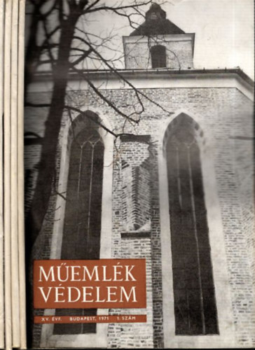 Memlkvdelem 1971/1-4. (teljes vfolyam, 4 db. lapszm)