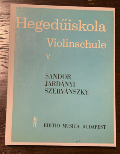Sndor Frigyes; Szervnszky Endre; Jrdnyi Pl - Hegediskola V. - Z1848