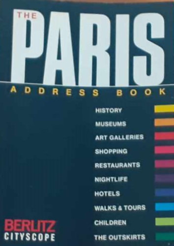 Barbara Jones - The Paris address book