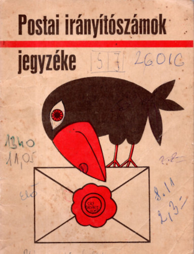 Postai ir�ny�t�sz�mok jegyz�ke