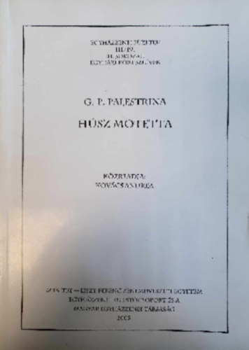 Giovanni Pierluigi Palestrina - Hsz Motettta