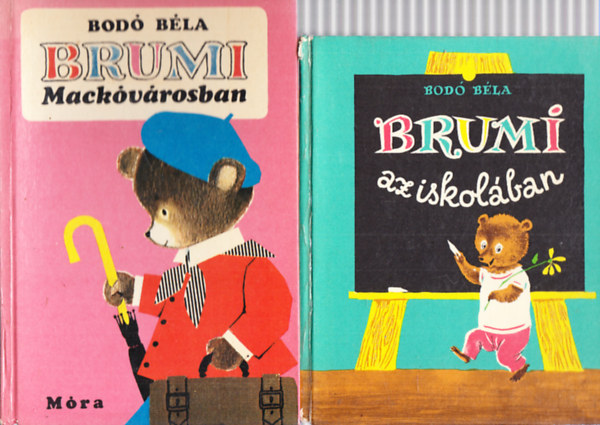 Bod Bla - 2 db. Brumi knyv (Brumi Mackvrosban + Brumi az iskolban)