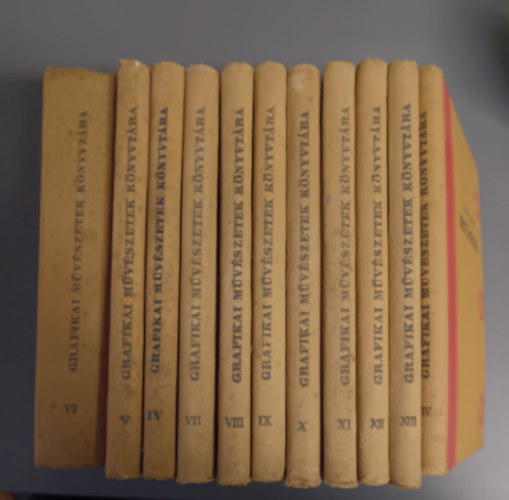 Nov�k L�szl�  (szerk.) - Grafikai m�v�szetek k�nyvt�ra VI.-XIV.