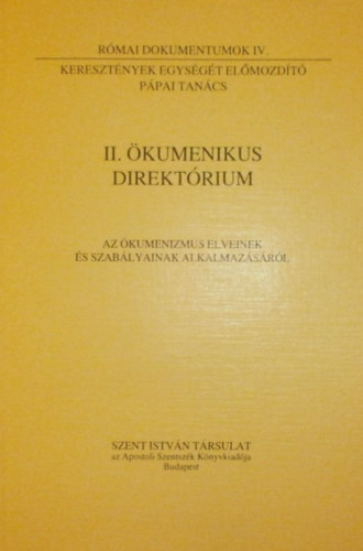 Dr. Nmeth Lszl  (szerk.) - II. kumenikus Direktrium
