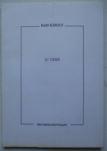 Bari K�roly - 21 vers