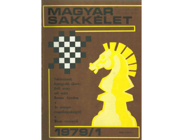 Magyar sakklet 1979 vfolyam / 1, 2, 3, 5, 6, 7, 8, 9, 10, 11, 12. szm