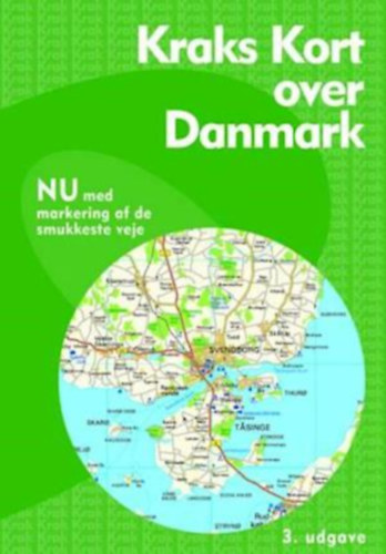 D L Clement - Kraks Kort over Danmark - Nu med markering af de amukkeste veje (Dnia trkp) 3. udgave