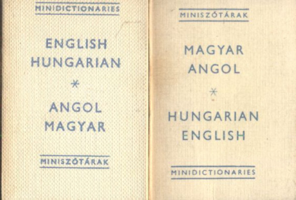 Havas L�via  (szerk.) - Magyar-angol, angol-magyar minisz�t�r I-II. (Minisz�t�rak) - Minik�nyvek