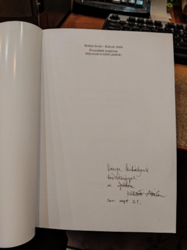 Bodn�r Istv�n - Kulcs�r Attila - �vezred�nk temploma (k�pversek �s k�lt�i j�t�kok)