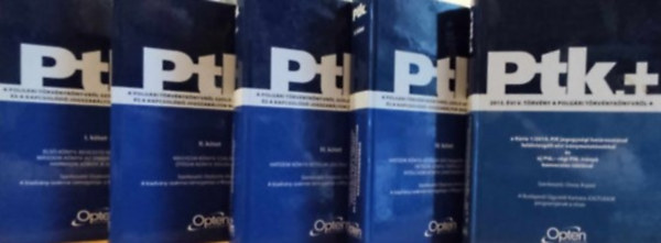 Osztovits Andr�s  (szerk.) - Ptk. A polg�ri t�rv�nyk�nyvr�l sz�l� 2013. �vi V. t�rv�ny �s a kapcsol�d� jogszab�lyok nagykomment�rja I-IV. + Ptk.+