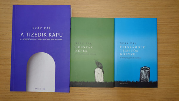 Száz Pál - 3 könyv Száz Páltól: Bosnyák képek, Felszámolt temetők könyve, A tizedik kapu