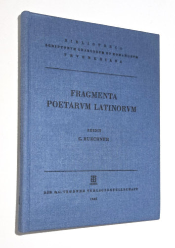 Carolus Buechner - Fragmenta poetarum latinorum