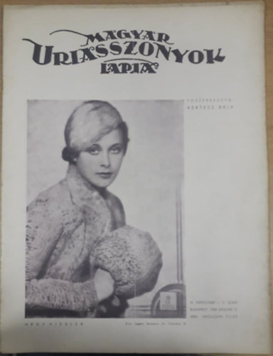 Kertsz Bla  (szerk.) - Magyar Uriasszonyok Lapja XI. vfolyam 2. szm - 1934. janur 10.