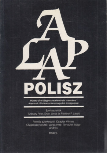 Csaplr Vilmos (szerk.) - A Lap: Polisz 1990/5.