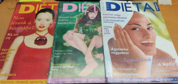 Antal Zsuzsa - 3 db Dita Magazin, szrvnyszmok, sajt fot