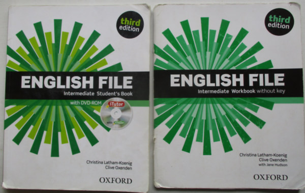 English File Intermediate - Workbook without key + Student's Book (CD-vel)