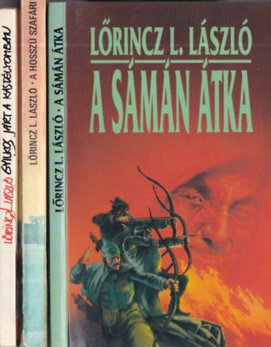 Lrincz L. Lszl  (Leslie L. Lawrence) - 3 db Lrincz L. Lszl ktet: A smn tka + A hossz szafri + Gyilkos jrt a kastlyomban