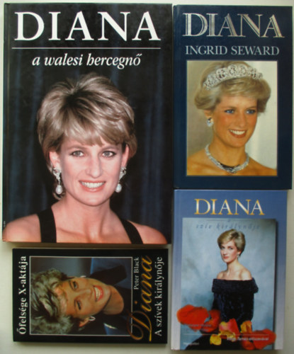 Tbb szerz - 4 db-os Diana hercegns knyv