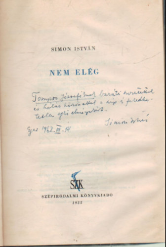 Simon Istv�n - Nem el�g