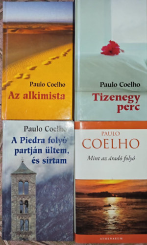 Paulo Coelho - (4db) Paulo Coelho könyvcsomag: Az alkimista / Tizenegy perc / A piedra folyó partján ültem, és sírtam / Mint az áradó folyó