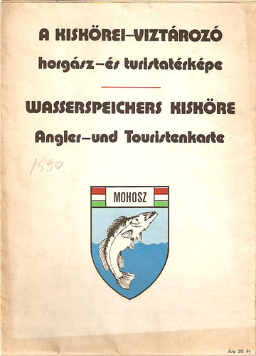 A kiskörei-viztározó horgász- és turistatérképe