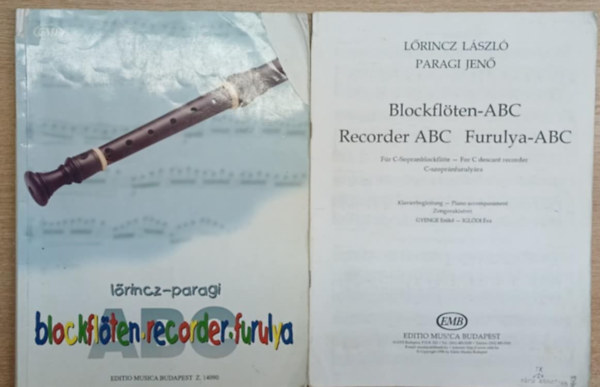 L�rincz L�szl� - Paragi Jen� - Furulya ABC - Recorder ABC - Blockfl�ten ABC