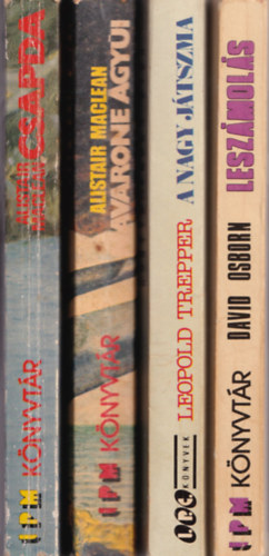 Leopold Trepper, Alistair MacLean David Osborn - 4 db Krimi: Leszmols, A nagy jtszma, Avarone gyi, Csapda