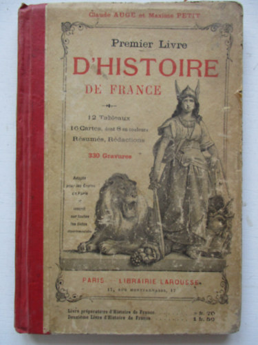 Premier Livre - D'Histoire de France