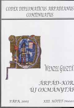 Wenzel Gusztv - rpd-kori j okmnytr XIII. ktet (Mutat)